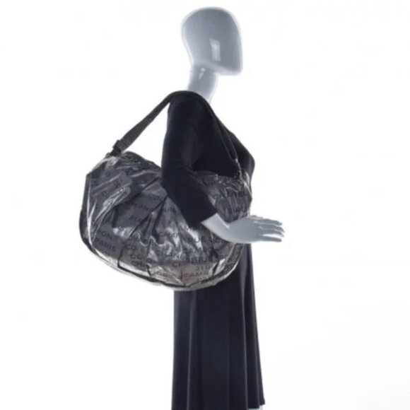 CHANEL Rue Cambon Silver/Black Bowler Bag (12580801) w/COA - Picture 3 of 17